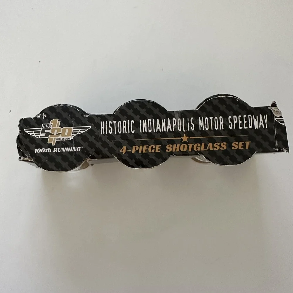 Indianapolis Motor Speedway Shot‎ Glasses Set of 3